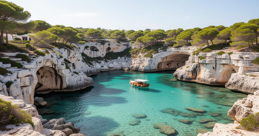 Explorez les criques de Minorque grâce à une location de bateau